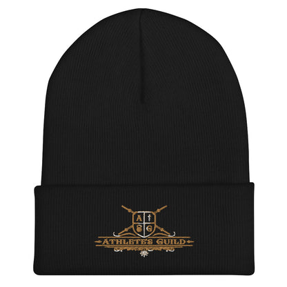 cuffed beanie black front